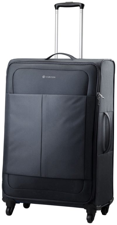 Carlton - Ultralite Large 4 Wheel Soft Suitcase - Black